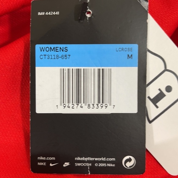 Nike Dri-Fit Stock Lacrosse Field Hockey Jersey M - Picture 4 of 6